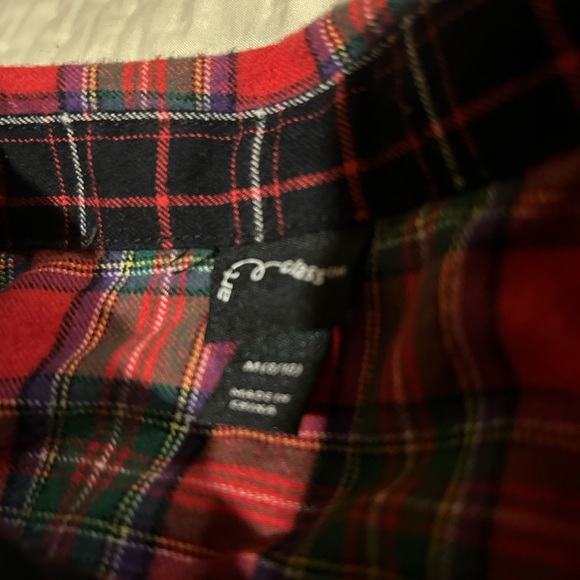 Boys Red Plaid Button Down Art Class Size 8/10 ** EUC** - Picture 4 of 4